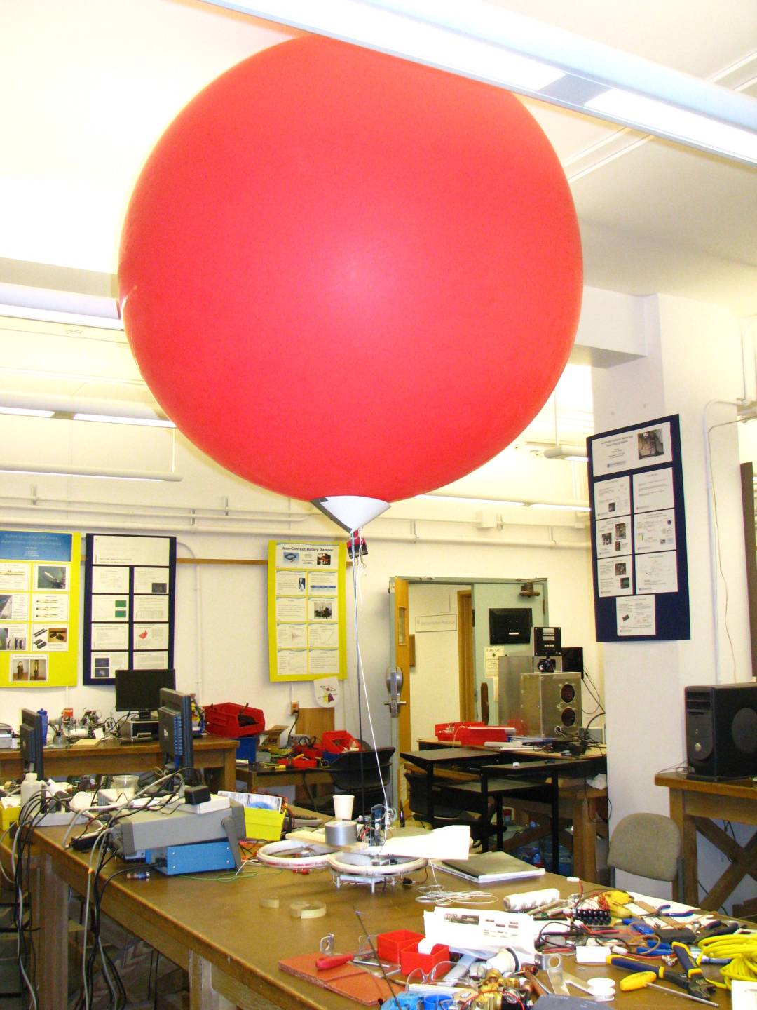 quadrotor with balloon
