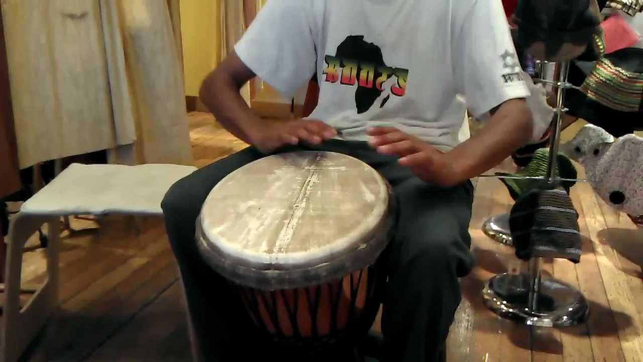 My teacher drumming
